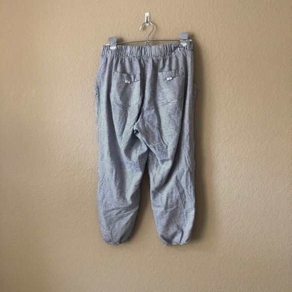 Treasure + Good striped cropped jogger pants - Picture 3 of 4